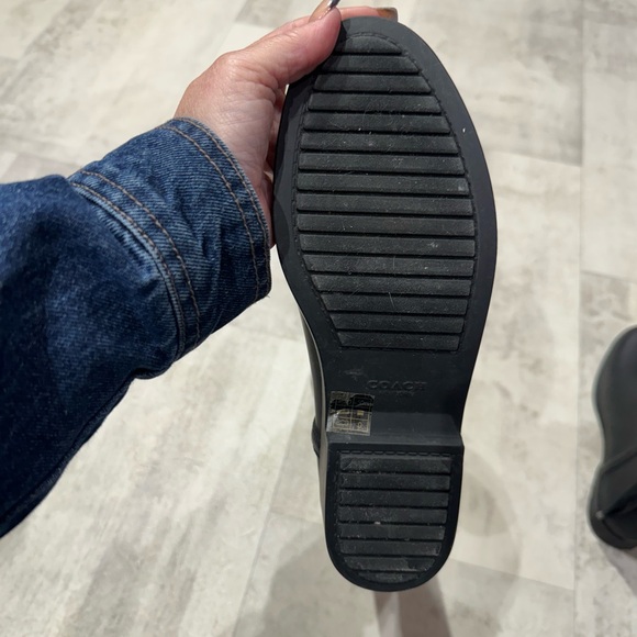 NWOT Coach TRISTEE Black & Multicolor Floral Rainboots RARE WOMAN - Picture 8 of 8